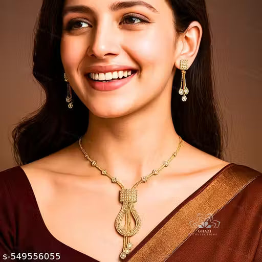 Ghazi Collection Premium Jewellery Set for Women | Festive Necklace for Girls | Wedding Jwellery