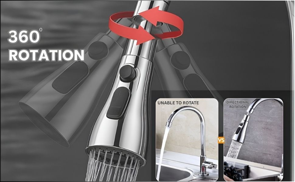 Rotating Faucet Tap Extender