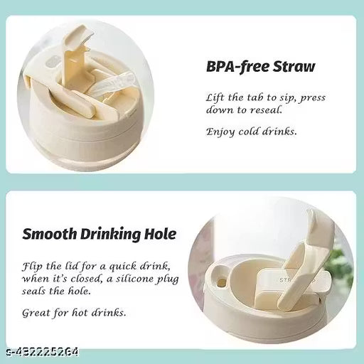 MYNA CROCKERY Elegant Mini Glass Water Mug with Pearl Chain,Kawaii Portable 350ml Mug with Straw Lid for Milk, Coffee, Bubble Tea for Use Home,Office,Travel And Unisex prodect Men and Women