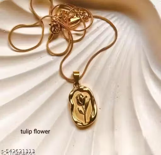 New Design Premium Quality Rose flower Girls Pendant Chain || Girls Locket || Girls necklace chain || chain for girls || women nechlace chain || pendant chain || Trendy necklace chain || necklace