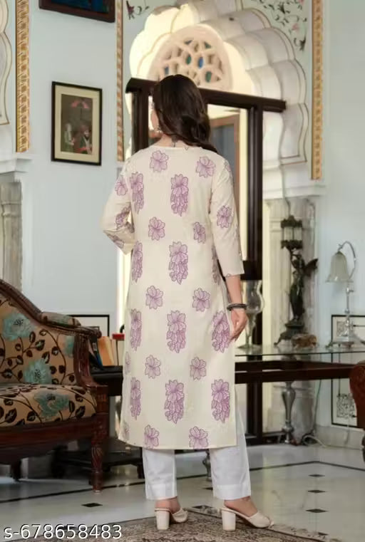 Embroidery Straight Kurta
