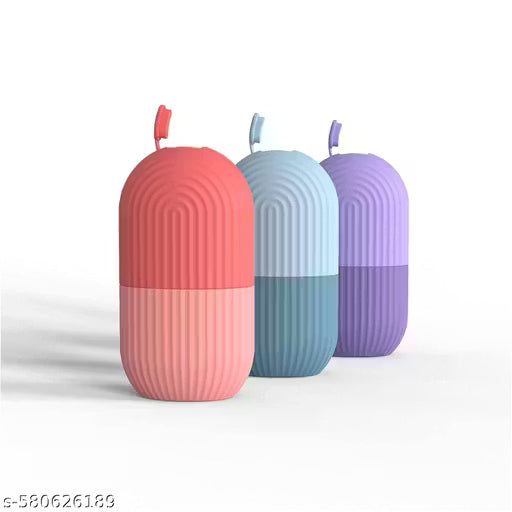 Face Ice Roller (Pink, Purple and Blue) Combo Offer! Face Ice roller combo (Pack Of 3) ,Ice Cube Roller For Glowing Skin & Puffy Eyes ,Ice Roller For Face ,Ice Roller For Face Massger ,Face Ice Roller For Men & Women