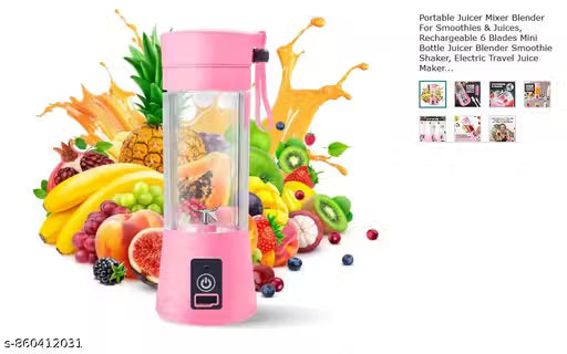 Portable Blender | Smoothie & Juice Maker